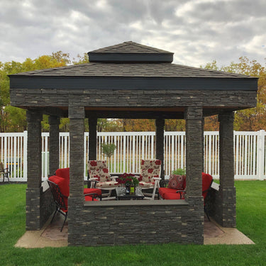 Andean Onyx: Country Ledgestone Flat Panel: 15 1/2